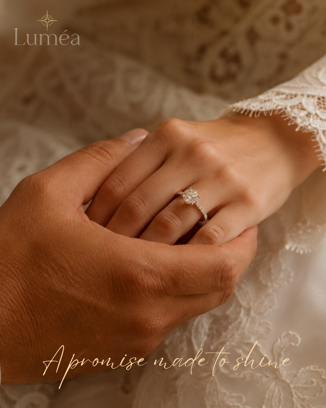 Lab-grown diamond engagement rings