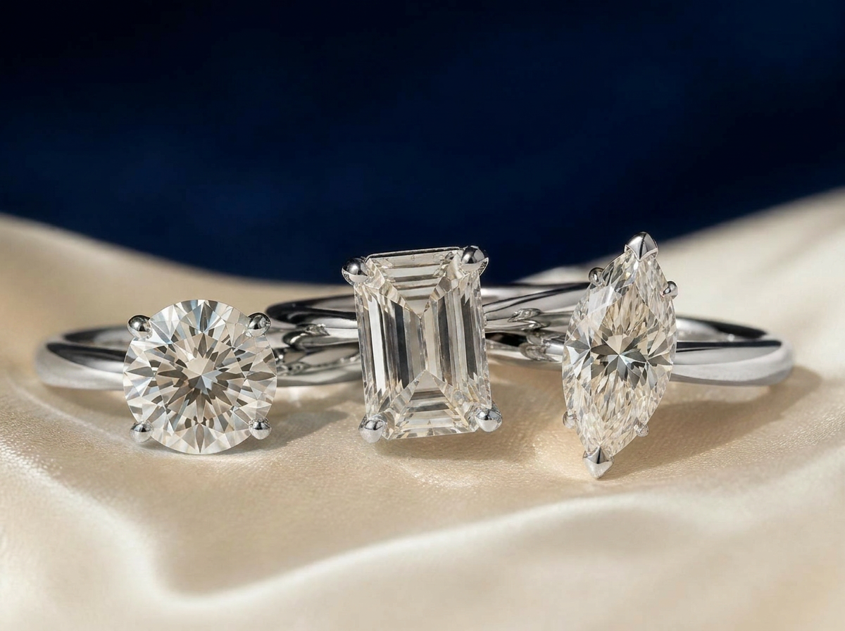 Lab-grown diamond engagement rings